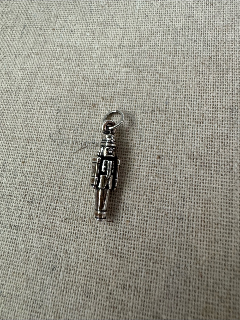 James Avery Retired Silver Nutcracker Charm Pendant